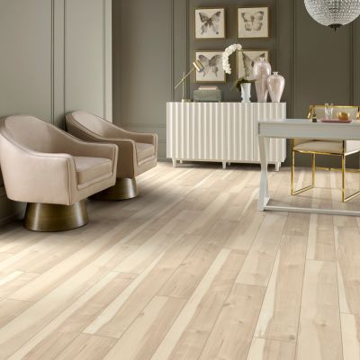 luxury vinyl plank flooring near me in Lake Orion, MI, in a stylish home office